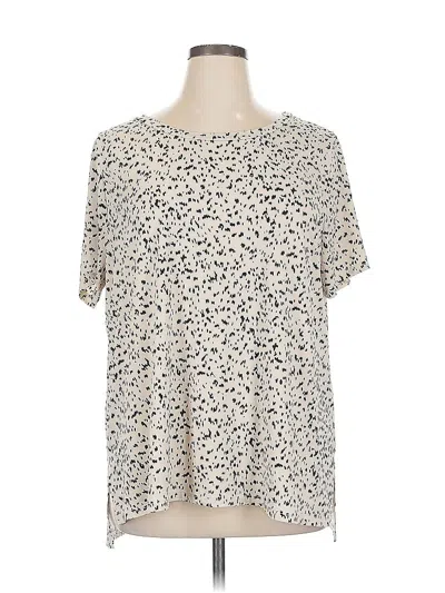 Pre-owned Mittoshop Short Sleeve Blouse In White