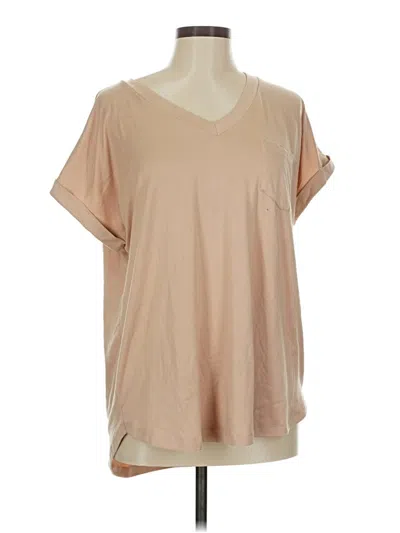 Pre-owned Mittoshop Short Sleeve T-shirt In Brown