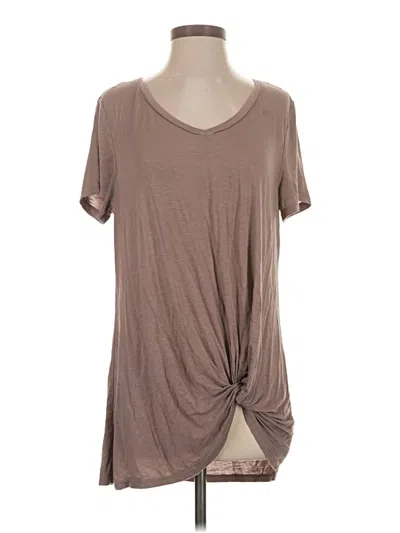 Pre-owned Mittoshop Short Sleeve T-shirt In Brown
