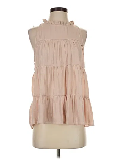 Pre-owned Mittoshop Sleeveless Blouse In Tan