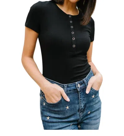 Mittoshop Snap It Up Bodysuit In Black