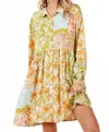 Mittoshop Story Of Us Boho Dress In Multi In Multi