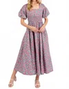 Mittoshop Sunday Brunch Midi Dress In Rose Pink In Pink