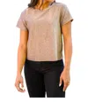 Mittoshop Sweetly Twinkle Knit Top In Tan In Multi