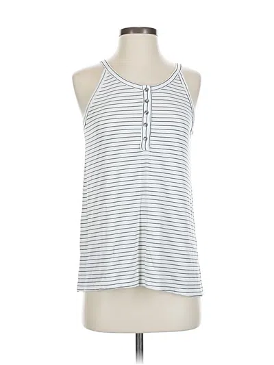 Pre-owned Mittoshop Tank Top Silver Halter Neckline Tops