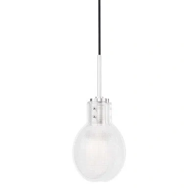 Mitzi 1 - Light Single Bulb Pendant In Polished Nickel