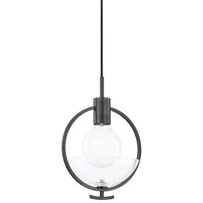 Mitzi 1-light Single Bowl Pendant In Old Bronze