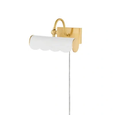 Mitzi 8.75'' Dimmable Wall Mounted Picture Light In Aged Brass