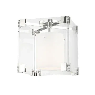 Mitzi Achilles 1 - Light 13" Flush Mount In Polished Nickel