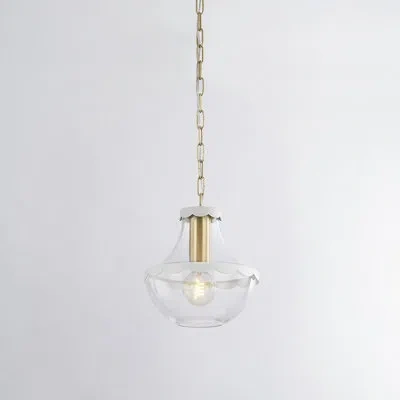 Mitzi Alaina 1 Light Pendant In Brass