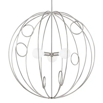 Mitzi Alanis 1 - Light Unique Globe Pendant In Polished Nickel