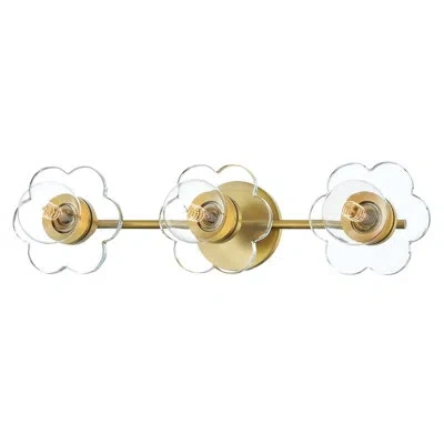 Mitzi Alexa 3 Light Bath And Vanity In Aged Brass