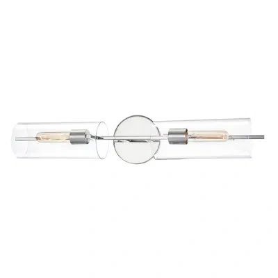 Mitzi Ariel 2 Light Wall Sconce In Polished Nickel