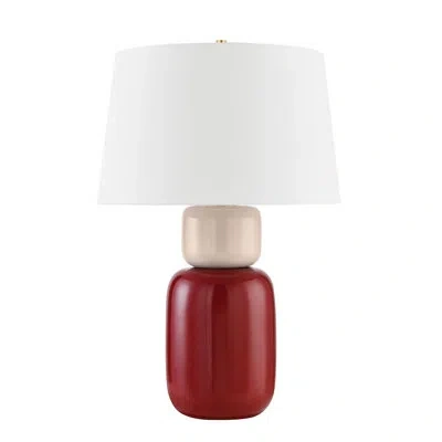 Mitzi Batya 1 Light Table Lamp By Zoe Feldman X  In Red