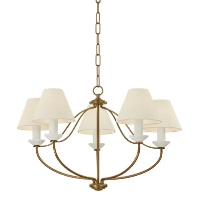 Mitzi Brinlea Chandelier In Gold
