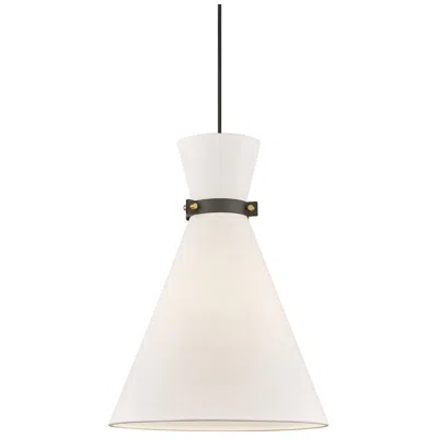 Mitzi By Hudson Valley Hudson Valley Julia 15 1/2" Wide White Modern Cone Pendant