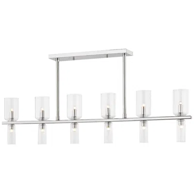 Mitzi By Hudson Valley Hudson Valley Tabitha 41 3/4" Polished Nickel 12-light Island Pendant