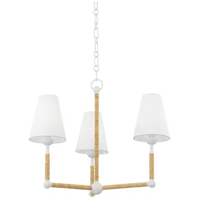 Mitzi By Hudson Valley Mariana White 3 Light Chandelier