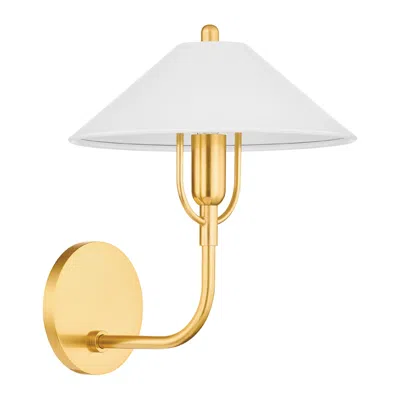 Mitzi By Hudson Valley Mariel 9.75 Inch 1 Lt. White Wall Sconce