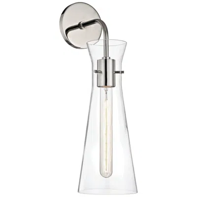 Mitzi By Hudson Valley Mitzi Anya 18 1/2" High Polished Nickel Wall Sconce