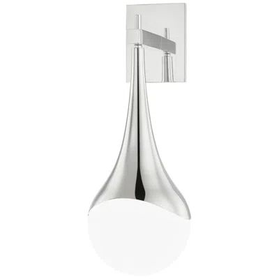 Mitzi By Hudson Valley Mitzi Ariana 18 1/4" High Polished Nickel Wall Sconce