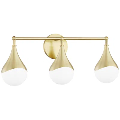 Mitzi By Hudson Valley Mitzi Ariana 22 3/4" Wide 3-light Aged Brass Led Bath Light