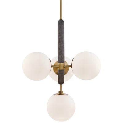 Mitzi By Hudson Valley Mitzi Brielle 20 1/2" Wide Aged Brass 4-light Pendant