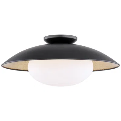 Mitzi By Hudson Valley Mitzi Cadence 21" Wide Black And Gold Modern Ceiling Light