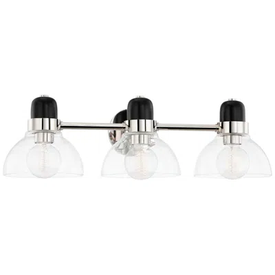 Mitzi By Hudson Valley Mitzi Camile 25" Wide Polished Nickel 3-light Bath Light