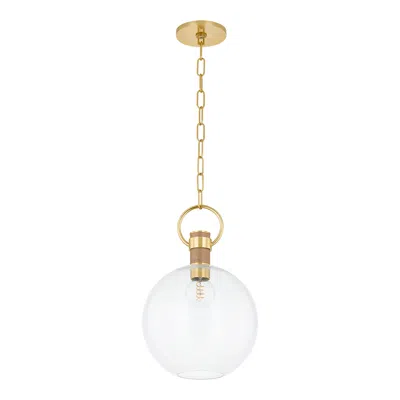 Mitzi By Hudson Valley Mitzi Catrine 12 In 1 Lt Pendant Aged Brass