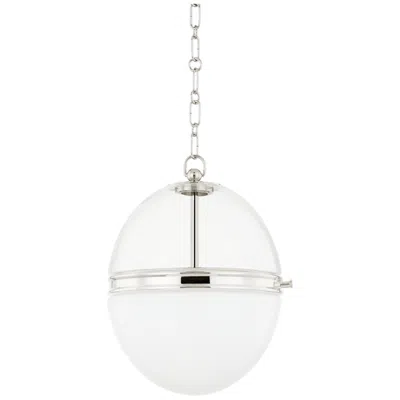 Mitzi By Hudson Valley Mitzi Donnell 12 1/2" Wide Polished Nickel Pendant Light