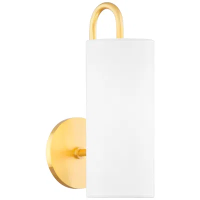 Mitzi By Hudson Valley Mitzi Freda 12 1/2" High Aged Brass Wall Sconce