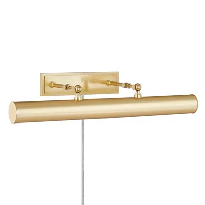 Mitzi By Hudson Valley Mitzi Holly 24 1/4" Wide Aged Brass Plug-in Picture Light