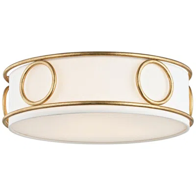 Mitzi By Hudson Valley Mitzi Jade 15 3/4" Wide Gold Leaf Ceiling Light