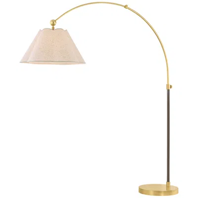 Mitzi By Hudson Valley Mitzi Janie Aged Brass And True Bronze Arc Floor Lamp