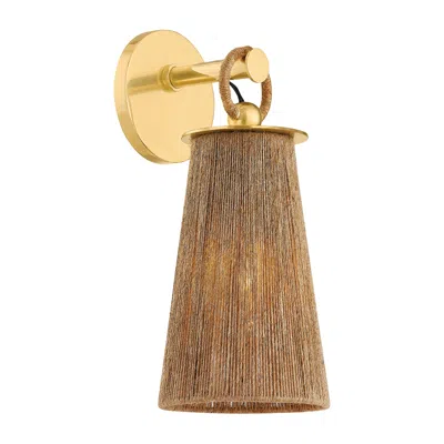 Mitzi By Hudson Valley Mitzi Lauz 13 1/2" High Aged Brass Wall Sconce