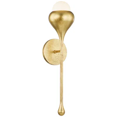 Mitzi By Hudson Valley Mitzi Luciel 20" High Vintage Gold Leaf Wall Sconce