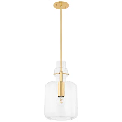 Mitzi By Hudson Valley Mitzi Lumi 11 In 1 Lt Pendant Aged Brass