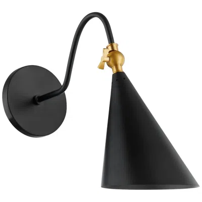 Mitzi By Hudson Valley Mitzi Lupe 12" High Soft Black Wall Sconce