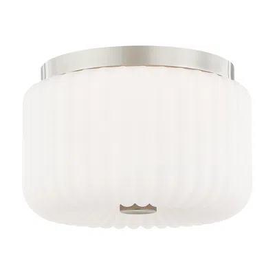 Mitzi By Hudson Valley Mitzi Lydia 10" Wide Polished Nickel Ceiling Light