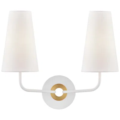 Mitzi By Hudson Valley Mitzi Merri 13 1/2" High 2-light White Wall Sconce