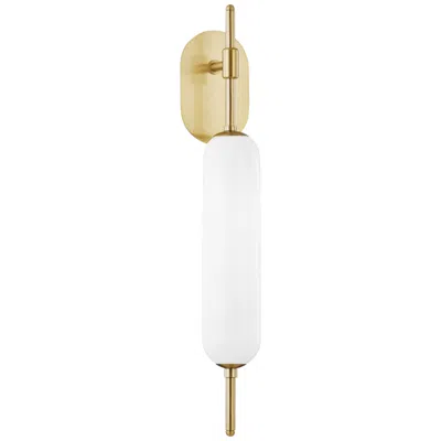 Mitzi By Hudson Valley Mitzi Miley 29 1/2" High Aged Brass Led Wall Sconce