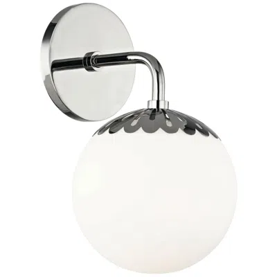 Mitzi By Hudson Valley Mitzi Paige 11" High Polished Nickel Wall Sconce