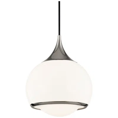 Mitzi By Hudson Valley Mitzi Reese 10" Wide Plshd Nickel 1 Light Medium Pendant