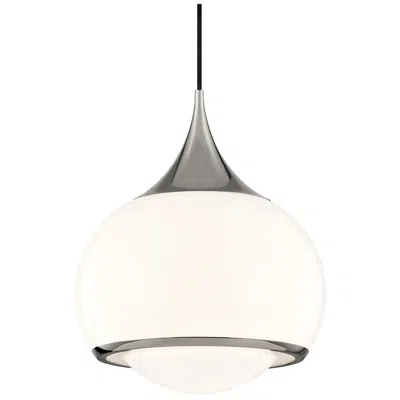 Mitzi By Hudson Valley Mitzi Reese 14" Wide Polished Nickel Pendant Light