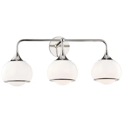 Mitzi By Hudson Valley Mitzi Reese 26 3/4" Wide 3-light Polished Nickel Bath Light