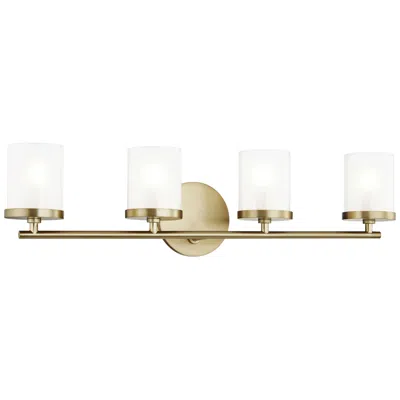 Mitzi By Hudson Valley Mitzi Ryan 24 1/2" Wide Aged Brass 4-light Bath Light