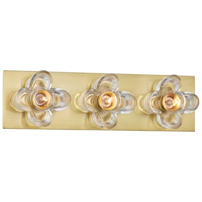 Mitzi By Hudson Valley Mitzi Shea 16 1/2" Wide Aged Brass 3-light Bath Light