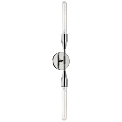 Mitzi By Hudson Valley Mitzi Tara 30" High Polished Nickel 2-light Wall Sconce