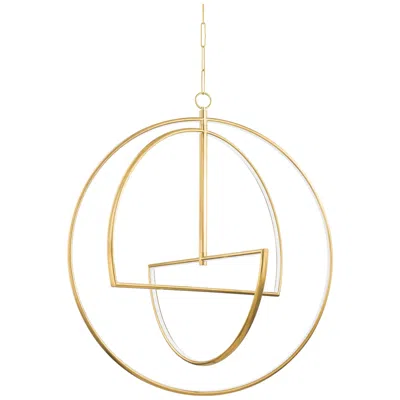 Mitzi By Hudson Valley Mitzi Welland 40" Wide Aged Brass Led Chandelier
